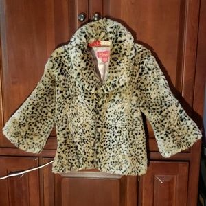 Salt & Pepper Cheetah Print Faux Fur